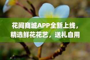 花间商城APP全新上线，精选鲜花花艺，送礼自用两相宜，品质保证，快速送达 v2.9.7下载